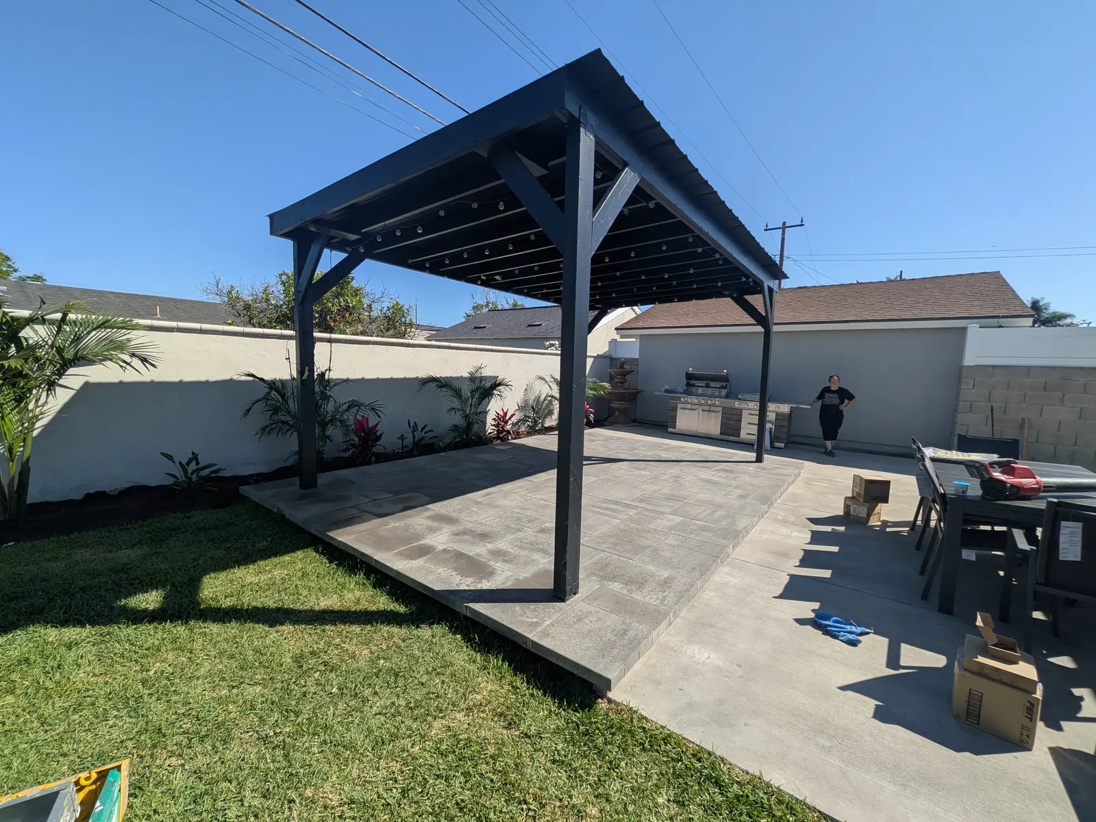 Rossmoor Pergola & Backyard